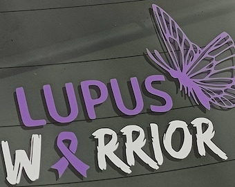 Lupus Awareness Decal: Autoimmune Disease Support