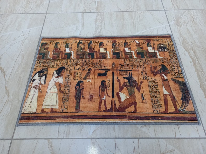 Ancient Egyptian Rugegypt Pattern Rugantique Ruggift for - Etsy