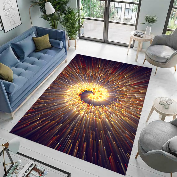 Vortex illusion rug 3d vortex illusion print swirl optical illusion areas rug  rug rug non slip