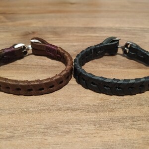 Customized Bracelet Personalized Bracelet Leather Bracelet Leather cuff Custom Cuff Bracelet engraved Gift for him Genuine leather
