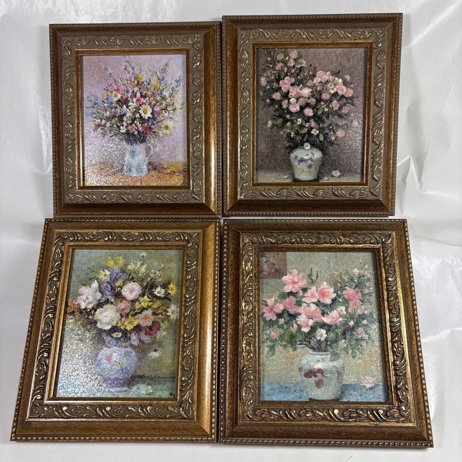 マルセルディフ Marcel Dyf シャクヤクとバラ 額縁 インテリア Marcel dyf - Etsy 日本