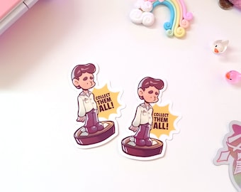 Collect Them All! Figley Wiggley Stanlurine from The Stanley Parable Ultra Deluxe Matte Vinyl Sticker