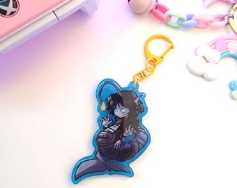 Sebastian Solace from Pressure Blue 3" Glow in the Dark Epoxy Keychain