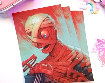Captain Curly from Mouthwashing 5x7 Matte Cardstock Print