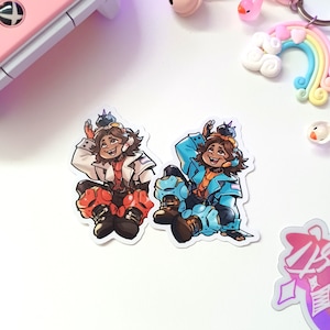 Pegatinas de vinilo mate inspiradas en Venture OW2