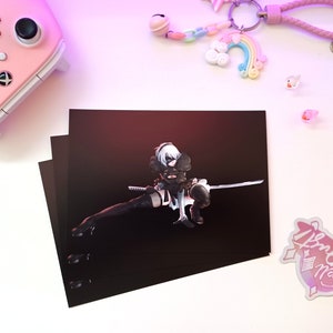 2B from Nier Automata Matte Cardstock 5x7 Wall Art Print