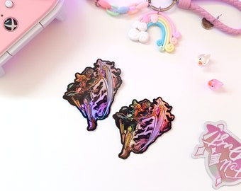 Thanatos from Hades Game Holographic Vinyl Sticker