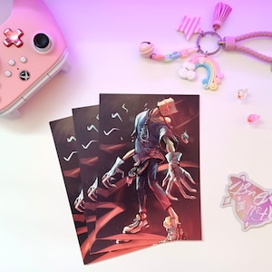 Abstract Faust / Dr. Baldhead from Guilty Gear Strive Wall Art Print