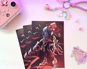 Abstract Faust / Dr. Baldhead from Guilty Gear Strive Wall Art Print