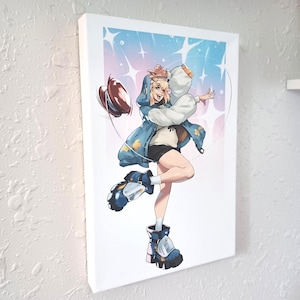 Bridget from Guilty Gear 8x12 Pin Up Canvas Print