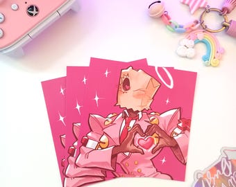 I Heart Faust / Dr. Baldhead from Guilty Gear Matte Cardstock Wall Art Print