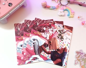 ENTER THE DONUTVERSE! Faust / Dr. Baldhead from Guilty Gear Matte Cardstock Wall Art Print