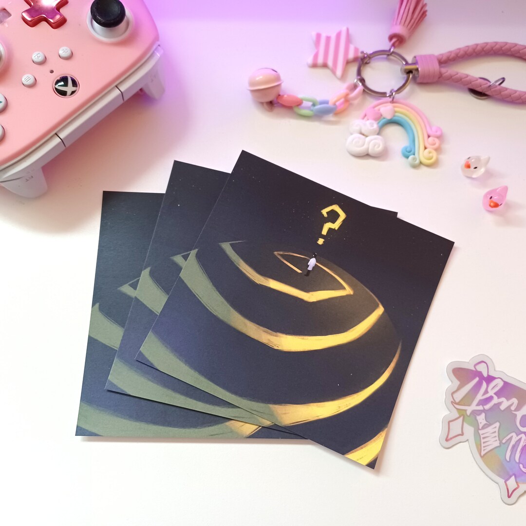 The Stanley Parable Adventure Line Question Mark Wall Art Print - Etsy