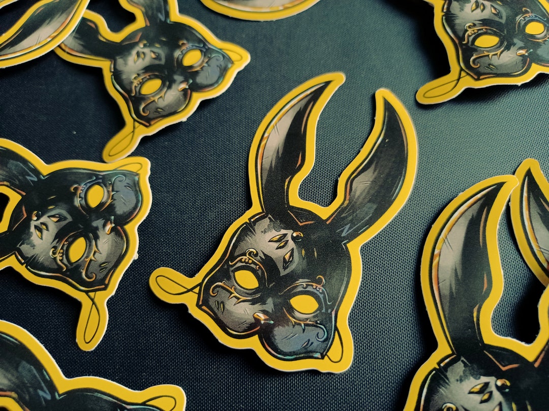 Sander Cohen's Splicer Mask From Bioshock Glossy Vinyl Etsy