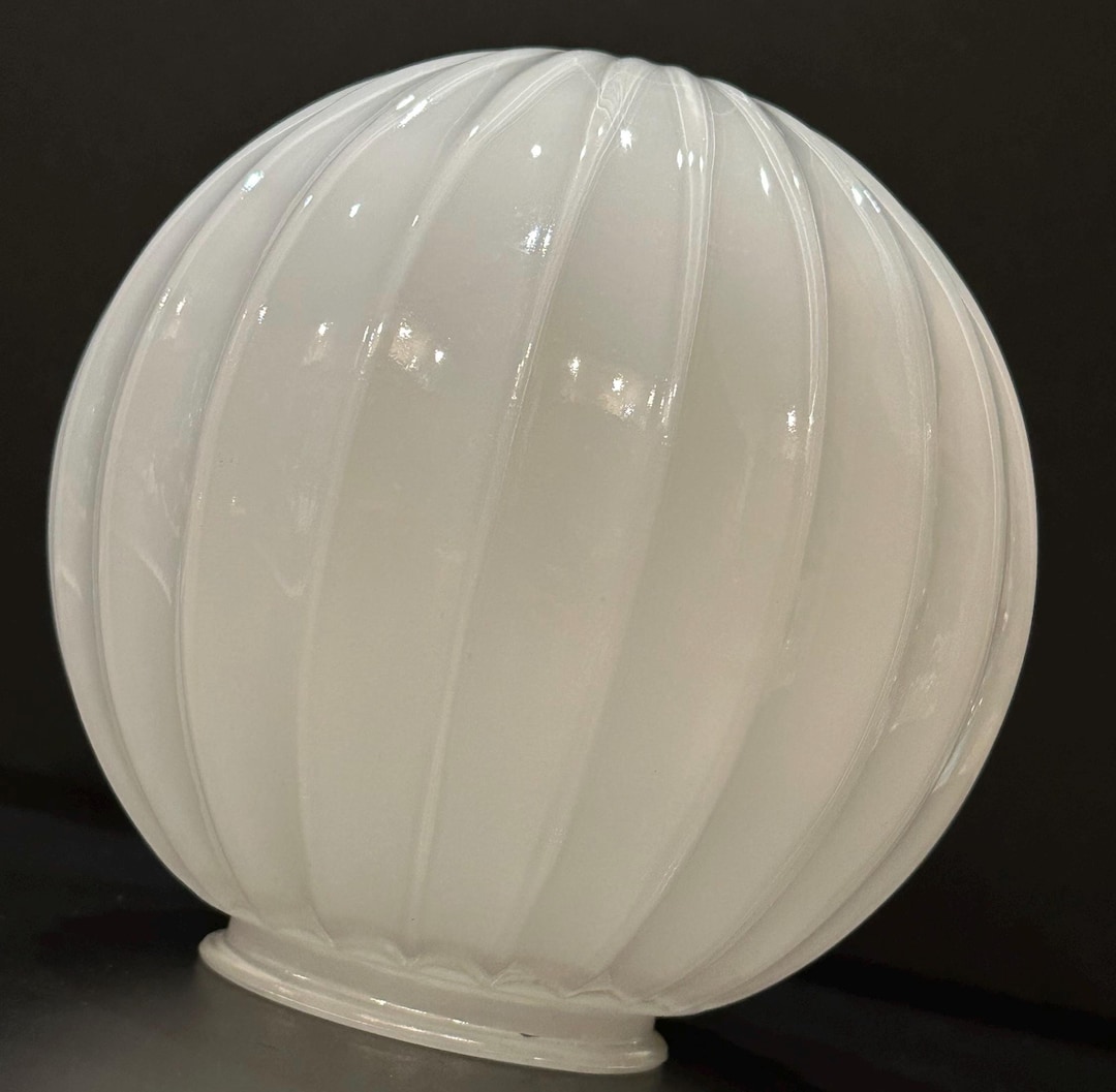 Replacement Frosted Milk White Glass Lamp Shade – 10cm Globe Pendant Light Cover With G9 Holder, For Chandeliers, Wall Sconces & Ceiling Lights