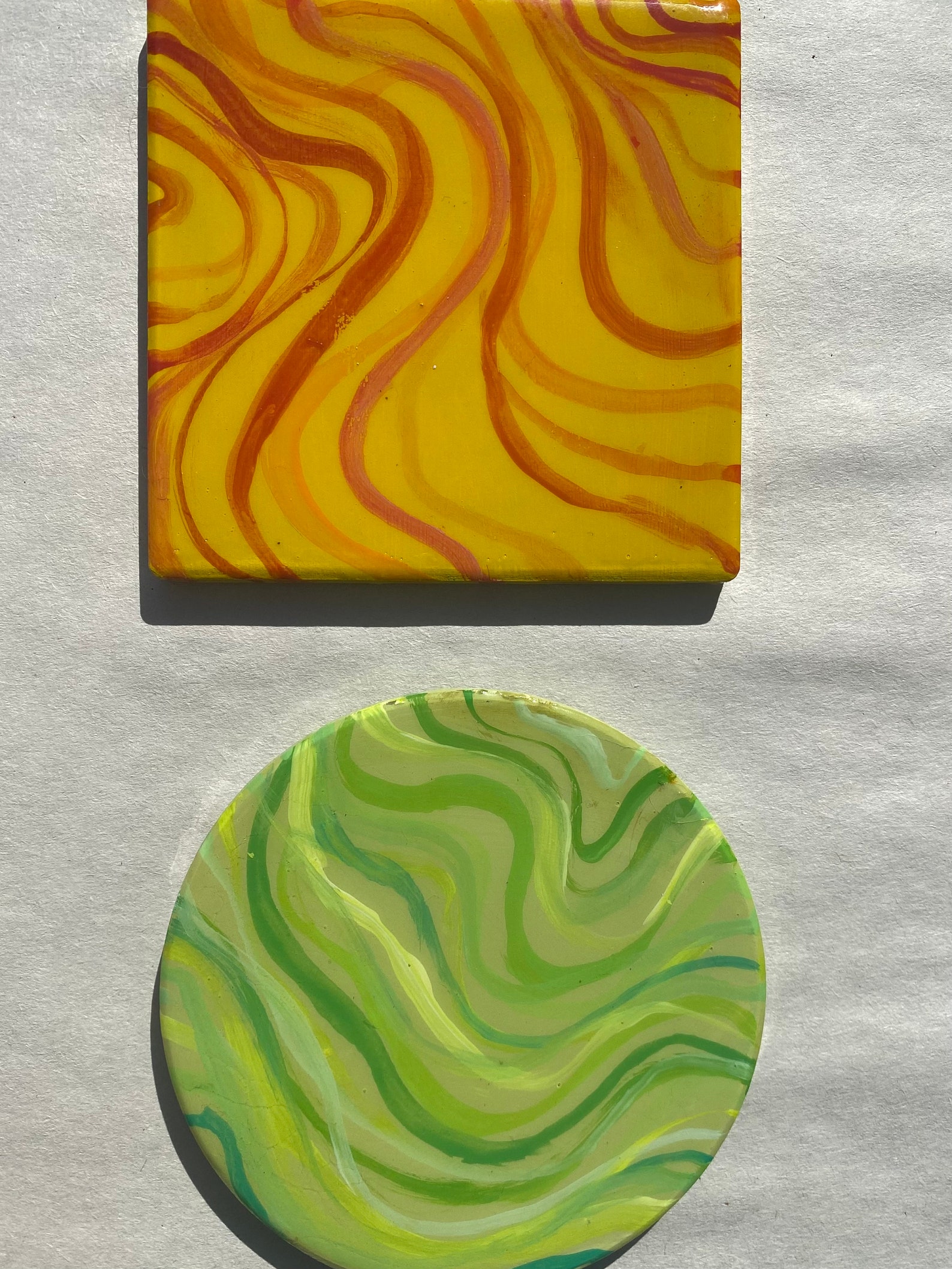 Customizable Hand Painted Coaster Etsy