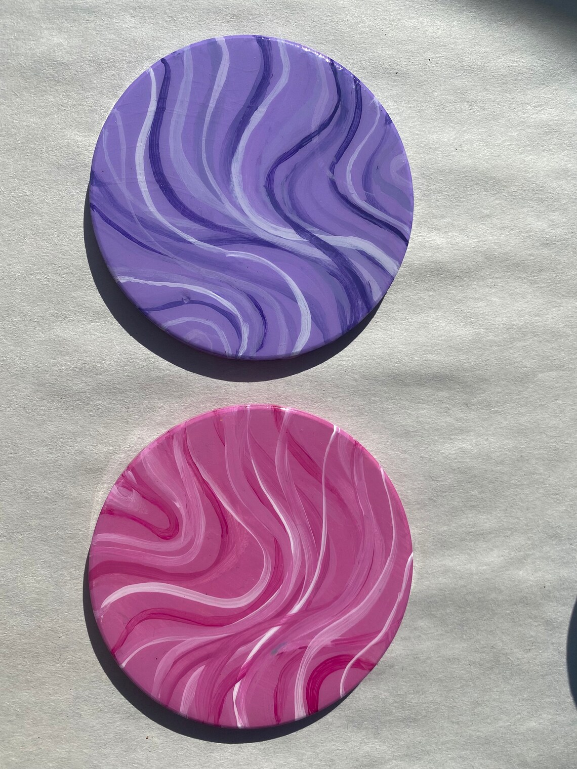Customizable Hand Painted Coaster Etsy