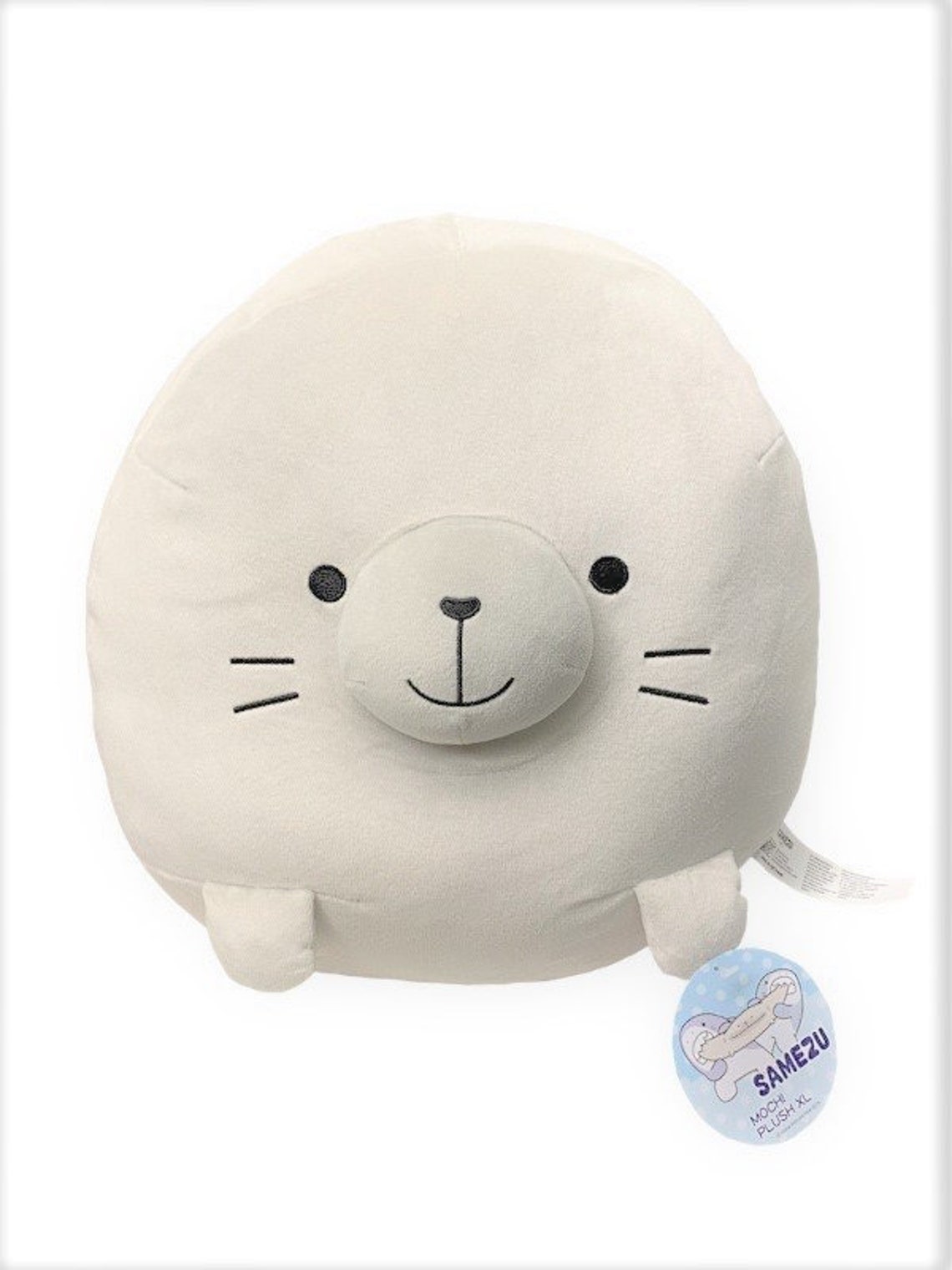 Samezu Mochi XL Plush Yummy the Seal Plushie Clever Idiots Etsy