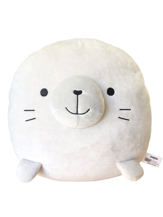 Samezu Mochi XL Plush Yummy the Seal Plushie Clever Idiots Etsy