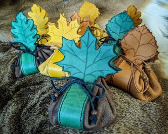 Elven Leaf Pouches