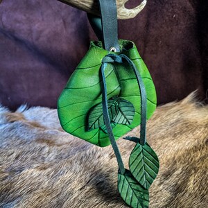 Elven Leaf Pouch - Etsy