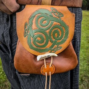 Celtic Triple-Knot - Leather Belt Bag