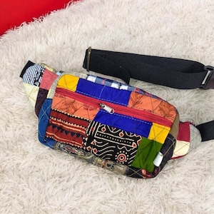 Unisex Colourful Fanny Pack with zipper pockets, Corduroy Sling Bag, Shoulder Bag, Crossbody belt bag, travel fanny packs for men and women