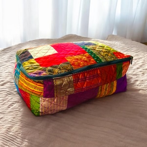 Contenedor de almacenamiento transpirable para mantas, almohadas y edredones: organización del hogar sin residuos, regalo de inauguración de la casa, contenedor de ropa de cama, bolsa para sábanas