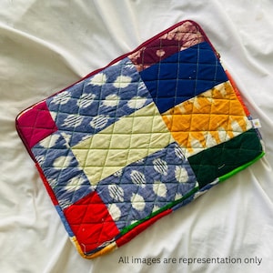 Eco-Friendly Laptop Sleeve-Functional, Stylish, Size Customisable  - 16 inches- Assortment of colors