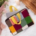 Quilted Laptop Sleeve with Handle, Double Padded Protection, Available in 8 Sizes, Perfect for Travel & Work, Best gift for Christmas product logo