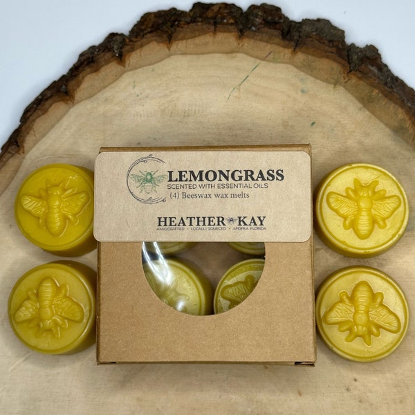 Lemongrass Essential Oil Beeswax Wax Melts