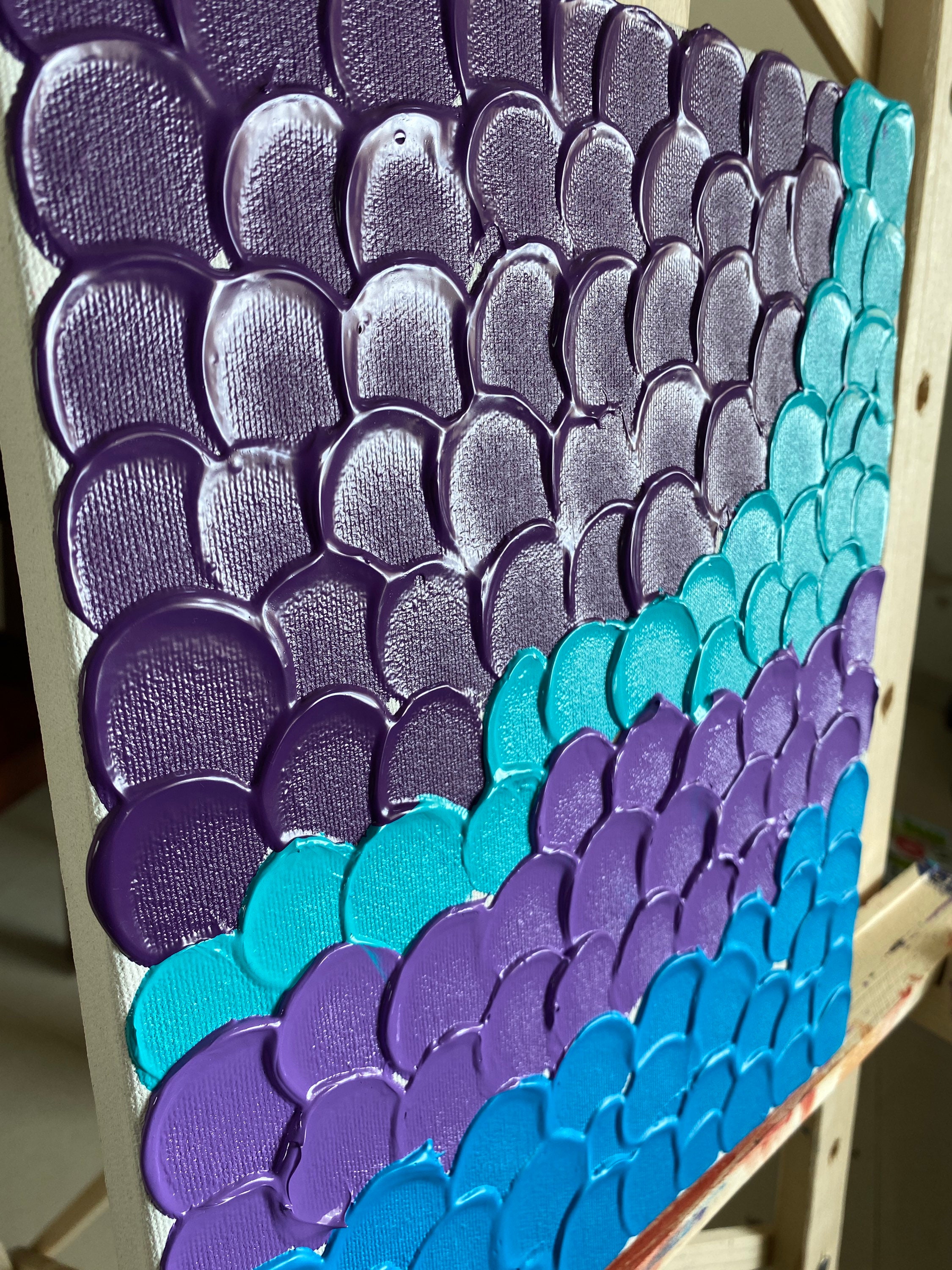 Small art small canvas affordable art Colourful Abstract Etsy