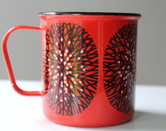 Arabia Finel エナメル コーヒー カップ、マグカップ 200ML Nooa Arkki