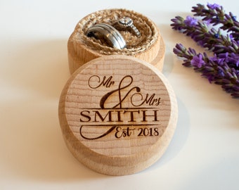 etsy wooden ring box