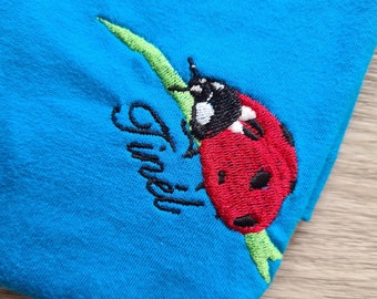 Tinél T-Shirt Women 3*XL, Shirt Women with Ladybird Embroidery, organic cotton,Made in Germany