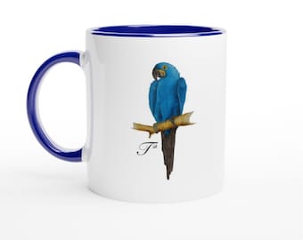Ara Cup, Parrot Cup, Mug different colors, customizable