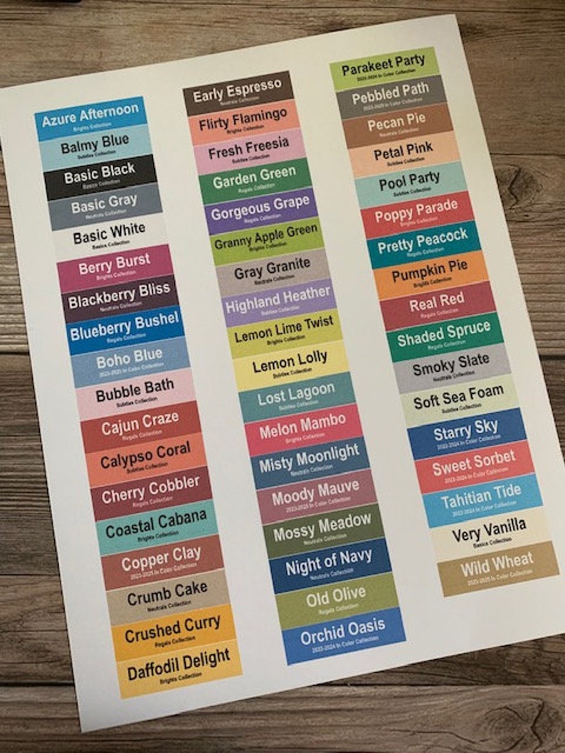 NEW May 2023 Digital Hanging Folder Tab Inserts/labels for Stampin' Up