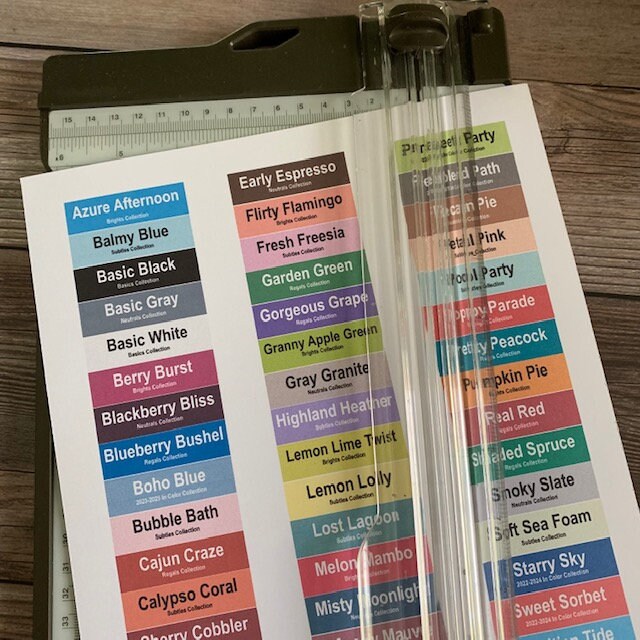 NEW May 2023 Digital Hanging Folder Tab Inserts/labels for Stampin' Up