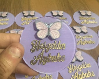Gepersonaliseerd Leeuwenaam Cadeau • Aangepaste Acryl Herinnering • Safari Feestdecoratie Geschenk