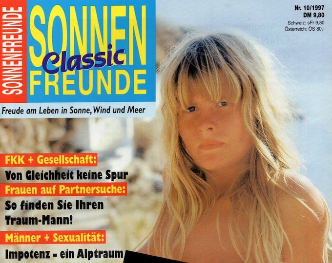 Sonnenfreunde 1997 N10 Naturist Naturist Magazine Magazine photo Sonnenfreunde 1997 N10 Naturist Naturist Magazine Magazine Adult Picture