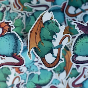 Drakenratten - Vinylstickers