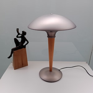 Vintage Pilz Tischlampe/Art Deco Stil Schreibtischlampe/Metall Tischlampe/Mid Century Tischlampe/MCM Moderne Schreibtischlampe