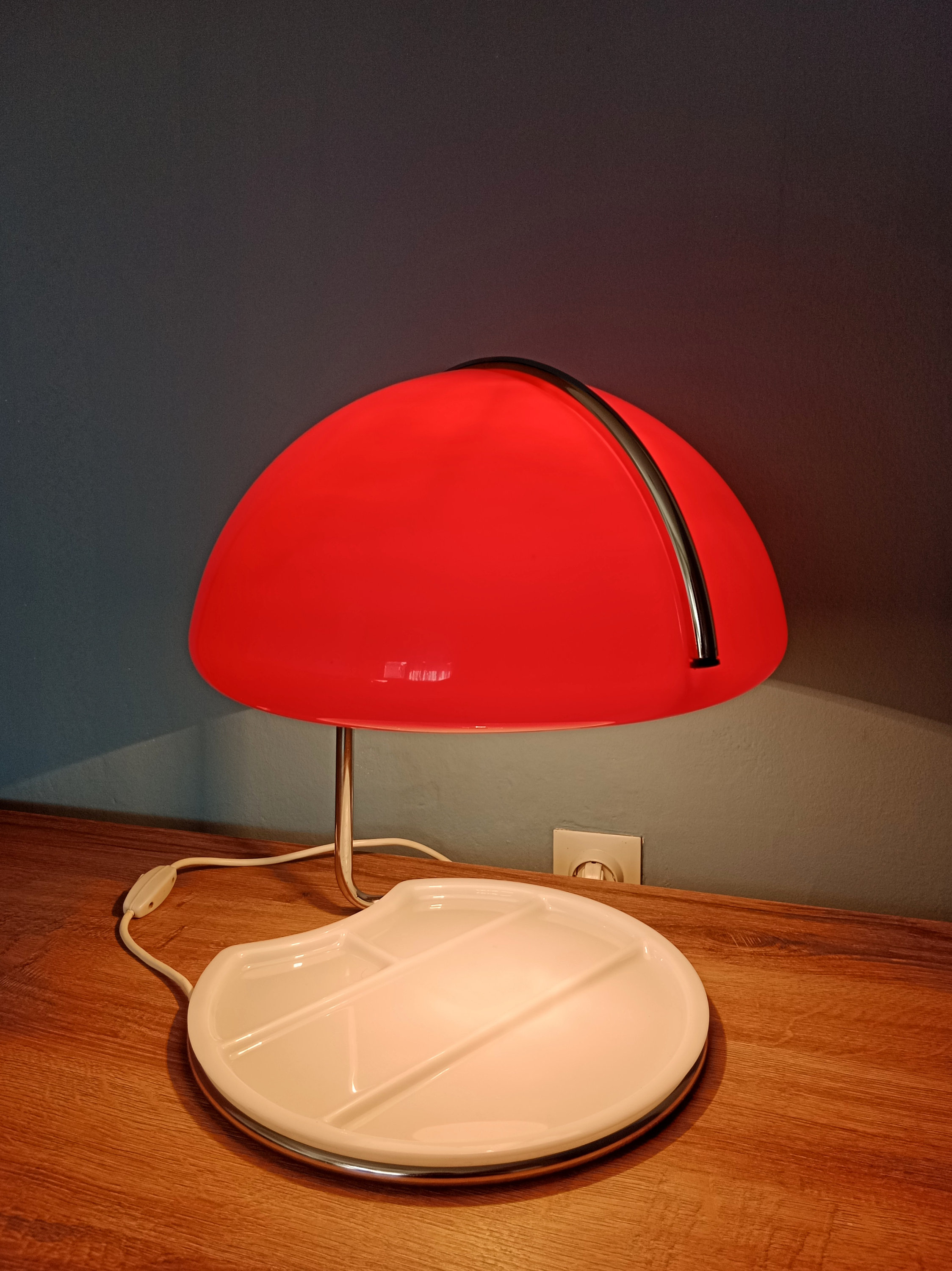 ✳︎メッシ✳︎vintage lampテーブルランプ✨パニエシェード✖️大理石 アンティーク ホワイトシェード テーブルランプ（48cm