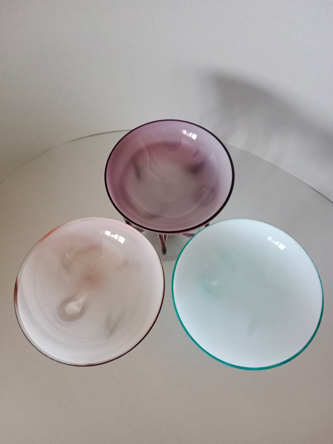 Vintage Jozefina Krosno Blown Glass Bowl / Deco Glass / Polish Etsy