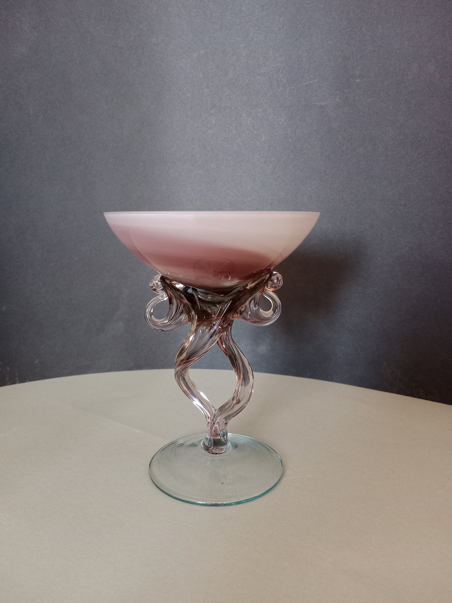 Vintage Jozefina Krosno Blown Glass Bowl / Deco Glass / Polish Etsy