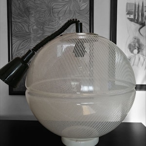 Space Age Meblo Guzzini Pendant Lamp/Large Vintage Plastic Pendant Lamp/Celling Pendant Lamp/Mid Century Modern Light/Made in Yugoslavia