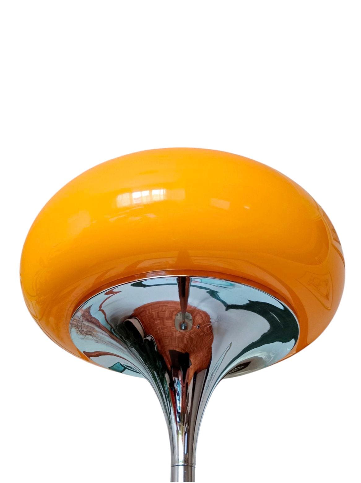 Rare Harvey Guzzini Jadran Floor Lamp, Mid Century Modern Space