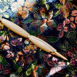 Handmade Spalted Tamarind Wood Pencil: Bespoke 0.7mm Mechanical Pencil