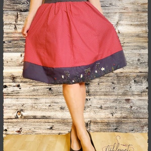 Special traditional skirt with hand embroidery