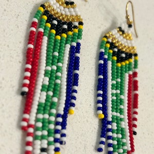 BEADED South African DAME Earrings - focusing on Women's Empowerment Projects